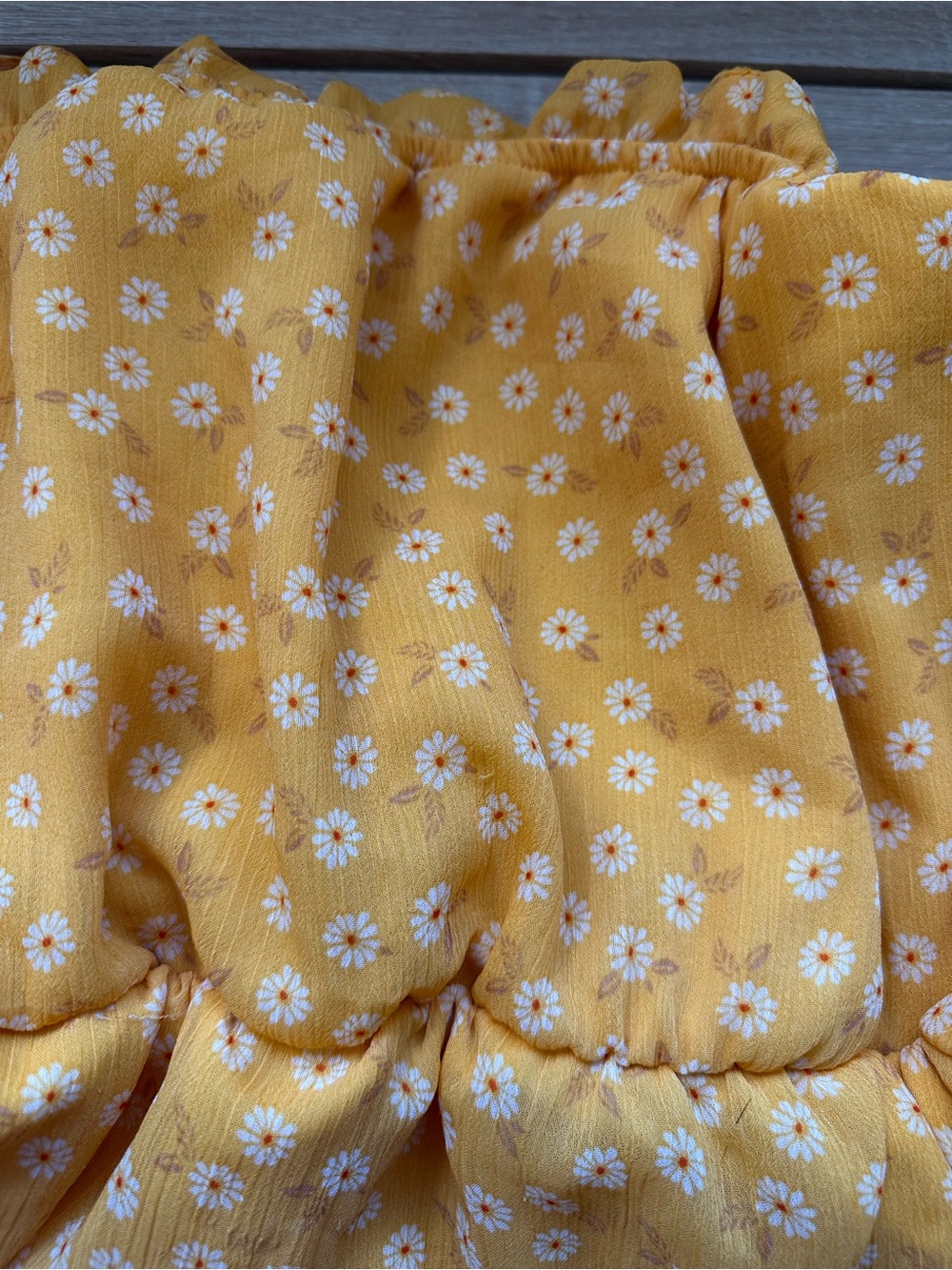 Liberty Love Yellow Daisy Tiered Sundress - Picture 8 of 10